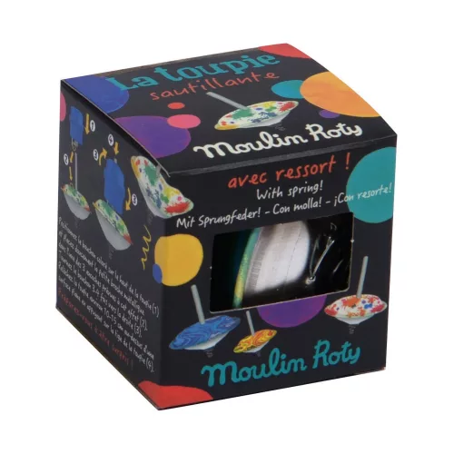 Moulin Roty - Apró csodák - Színes rugós pörgettyű