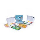 Moulin Roty - Apró csodák - Mini vízfesték készlet ecsettel - kígyó