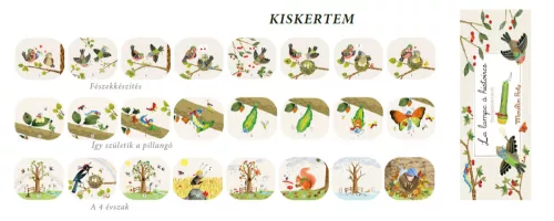 Moulin Roty -  Diavetítő lámpa - Mesevetítő: Kiskertem