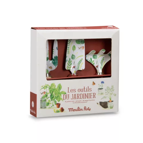 Moulin Roty - Kiskertem - 3 db-os készlet kertészkedéshez gyerekeknek