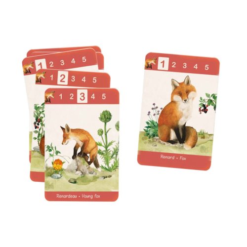 Moulin Roty - Kiskertem - Kártyajáték - 7 család 