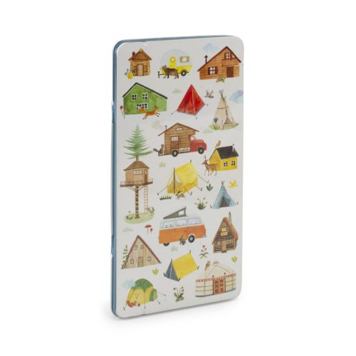 Moulin Roty - Kiskertem - Színes ceruza készlet fém dobozban - 12 db