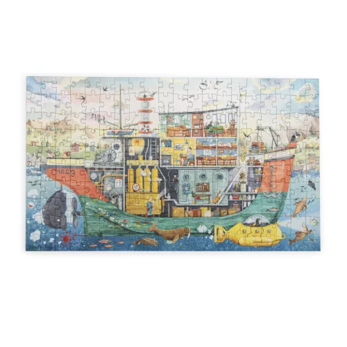 Moulin Roty - Kiskertem - Puzzle - kirakó - 200 db-os - Hajó
