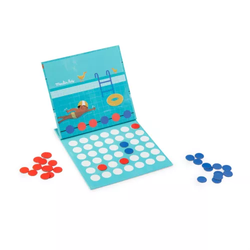Moulin Roty - Játékidő - Négy a nyerő! - Amőba mágneses utazójáték