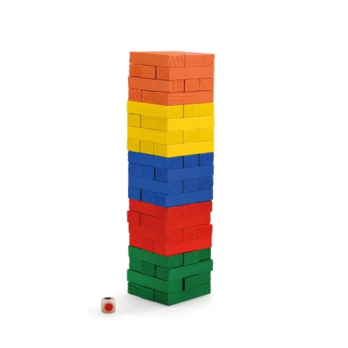 Moulin Roty - Játékidő - Színes jenga