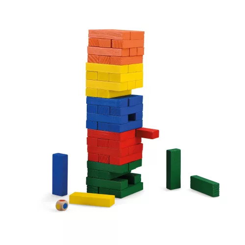 Moulin Roty - Játékidő - Színes jenga