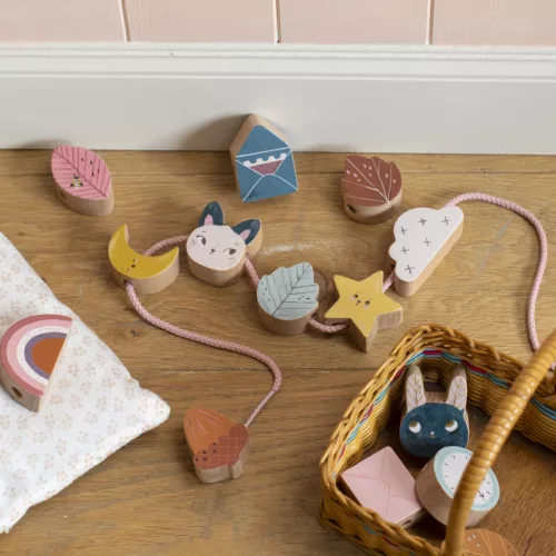 Moulin Roty - Eső után - Fűzős játék