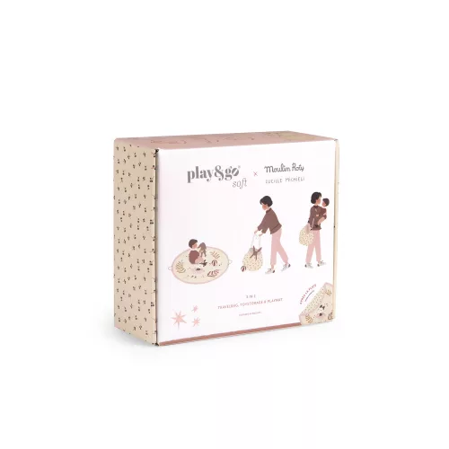 Moulin Roty - Eső után - Játéktároló zsák és puha játszószőnyeg - hattyú