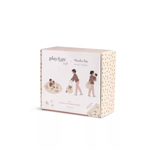 Moulin Roty - Eső után - Játéktároló zsák és puha játszószőnyeg - hattyú