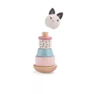 Moulin Roty - Eső után -  Toronyépítő játék - cica