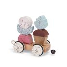 Moulin Roty - Eső után - Játékvonat építőelemekkel