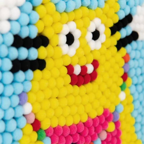 Moulin Roty - Csinoskák - Pompom-kép készítő készlet
