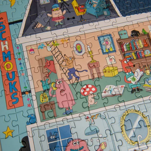 Moulin Roty - Csinoskák - Csinoskáéknál - 500 db-os puzzle