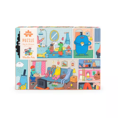 Moulin Roty - Csinoskák - Csinoskáéknál - 500 db-os puzzle