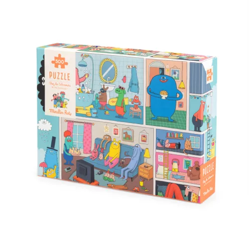 Moulin Roty - Csinoskák - Csinoskáéknál - 500 db-os puzzle