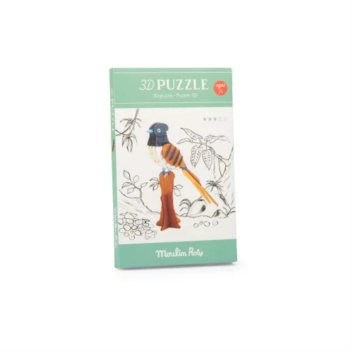 Moulin Roty - A világ körül - 3D puzzle, kirakó - madár