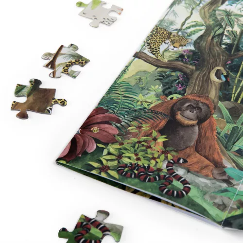 Moulin Roty - A világ körül - Az őserdőben puzzle - kirakó (350 db-os)