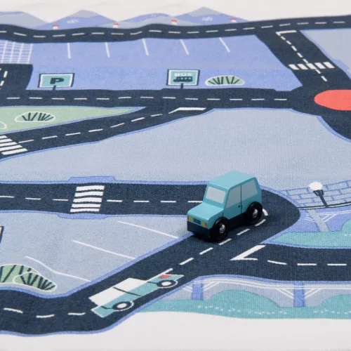 Moulin Roty - Országúton - Autópályás játszószőnyeg 