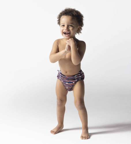 Gyerek úszópelenka - Zebra csíkos