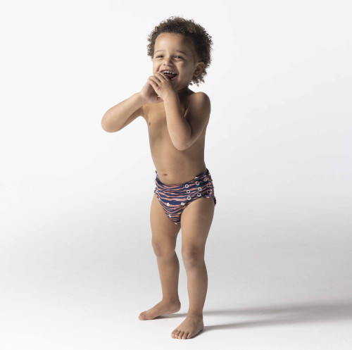 Gyerek úszópelenka - Zebra csíkos