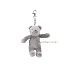   Moulin Roty - Jótékonysági mackók - kulcstartó mackó - szürke