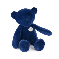   Moulin Roty - Jótékonysági mackók - plüss mackó - kék - 50 cm