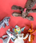 Moulin Roty - Szabadidő suli - Plüss mókus (42 cm)