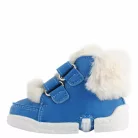 Azaga - Cipzáros talpú cipő az első lépésekhez - zárt bokacipő winter - kék