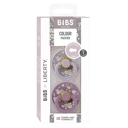 BIBS x Liberty 2-es szett - Pasztellszürke - mályva