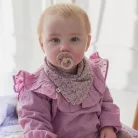 BIBS x Liberty 2-es szett - Púderrózsaszín - krémfehér