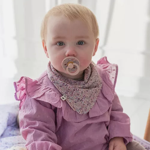 BIBS x Liberty 2-es szett - Púderrózsaszín - krémfehér