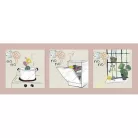 BIBS x Liberty 2-es szett - Púderrózsaszín - krémfehér