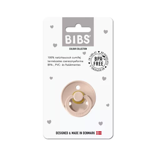 BIBS - Színes cumi - több méretben - Púderrózsaszín
