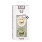 BIBS - Színes cumi - több méretben - 2 db-os csomag - Zsálya/Krémfehér