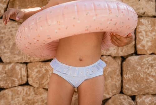 Little Dutch - Gyerek fürdőbugyi - százszorszép - kék