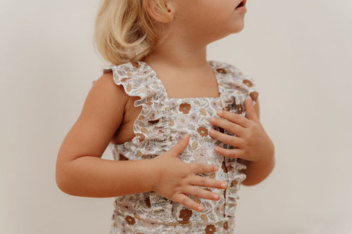 Little Dutch - Gyerek fürdőruha - vintage kis virágok
