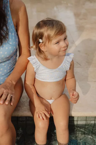 Little Dutch - Gyerek bikini - százszorszép - kék