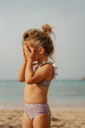 Little Dutch - Gyerek bikini - mályva virág
