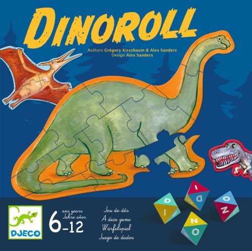 Puzzle - Dino-dino - Dinoroll (Djeco, 0822)