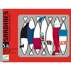 Sardines memóriafejlesztő kártyajáték (Djeco, 5161)