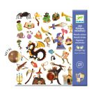 Djeco - Matricák - Középkori fantáziavilág (9277)