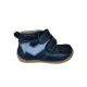 Doboz nélküli cipő -  FRODDO – Átmeneti, magasszárú, dupla tépőzáras bőr gyerekcipő – mélykék - 19-es