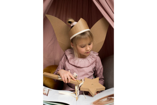 DIY Farsangi jelmez - karton maszk - Tündér