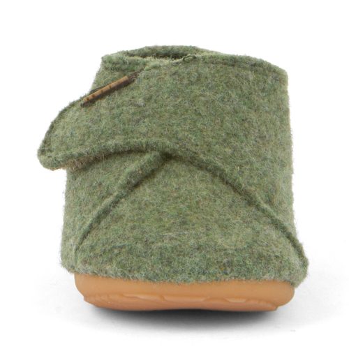 FRODDO – Prewalkers – Átmeneti, tépőzáras gyapjú gyerekcipő - oliva