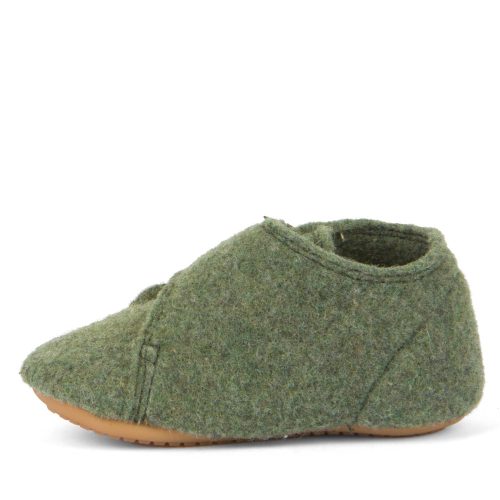 FRODDO – Prewalkers – Átmeneti, tépőzáras gyapjú gyerekcipő - oliva