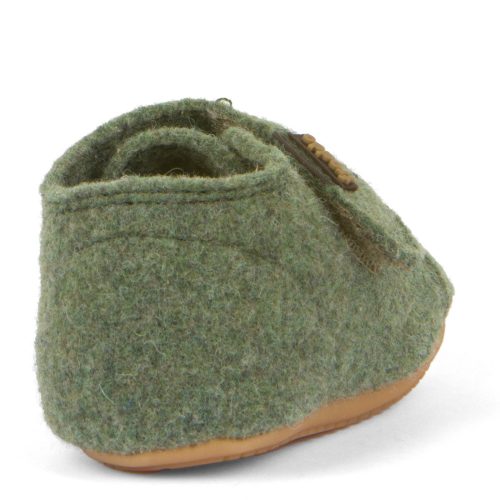 FRODDO – Prewalkers – Átmeneti, tépőzáras gyapjú gyerekcipő - oliva