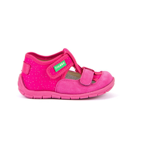 FRODDO - nyitott gyerekcipő - zárt szandál -  sötét rózsaszín