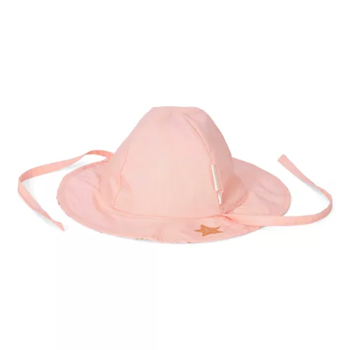 Little Dutch - Gyerek kifordítható napvédő sapka - Starfish pink / Ocean dreams pink