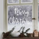 Karácsonyi ablakmatrica - "Merry Christmas"
