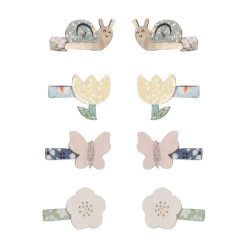 Kerti mini  - 8 db-os hajcsat szett